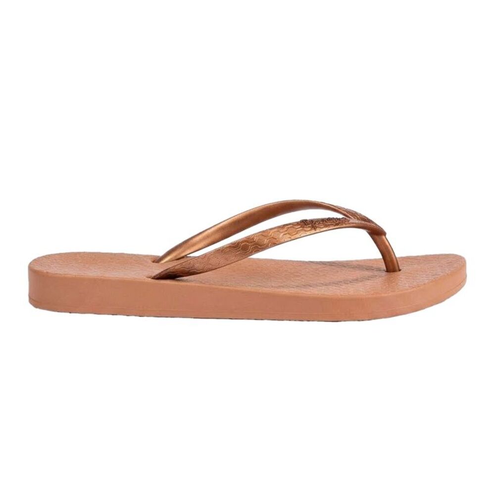 Ipanema Womens/Ladies Anatomical Moulded Footbed Flat Flip Flops / Brown